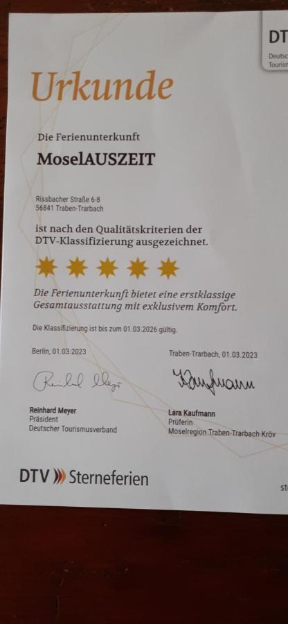 Neu - Moselauszeit Traben Leilighet Eksteriør bilde